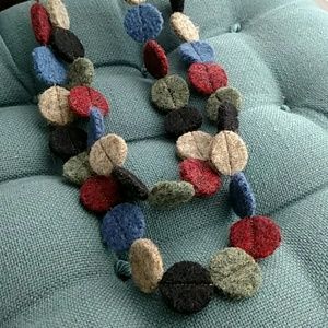 Wool necklace from Chicago Museum of Art gift shop